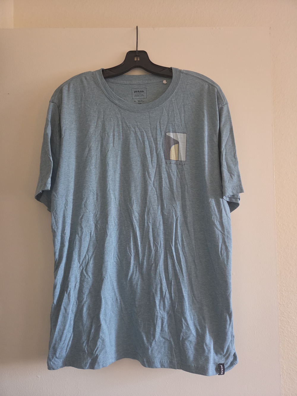 Prana Men's Sky Blue Short Sleeve Graphic Pocket Tee